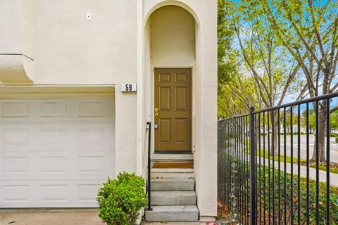 a view of a entryway door of the house