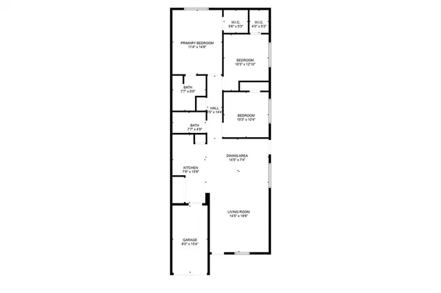 a picture of a floor plan