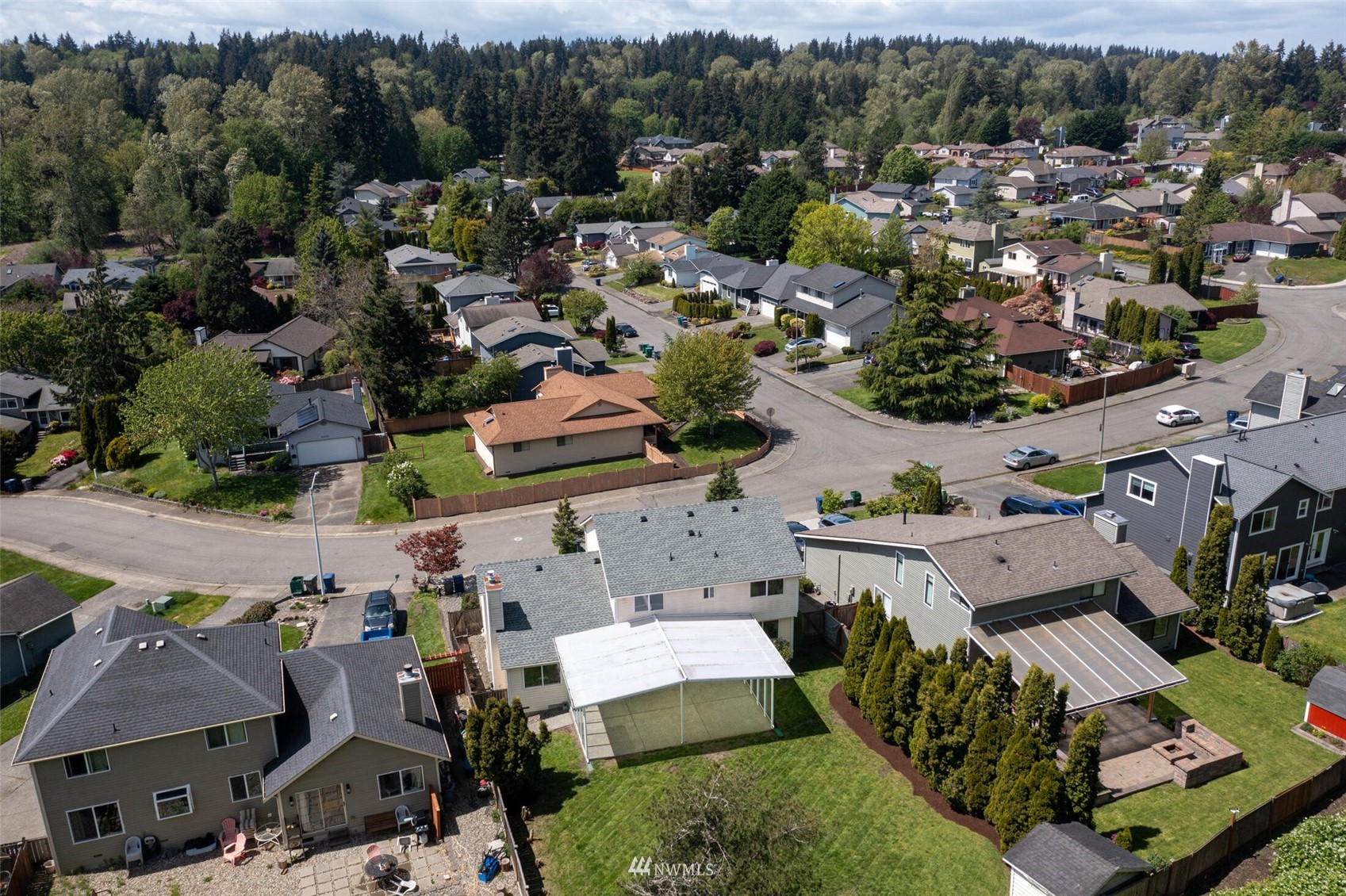 23413 12th Place West Bothell, WA 98021 - Photo 31 of 39 an aerial view of a houses with yard