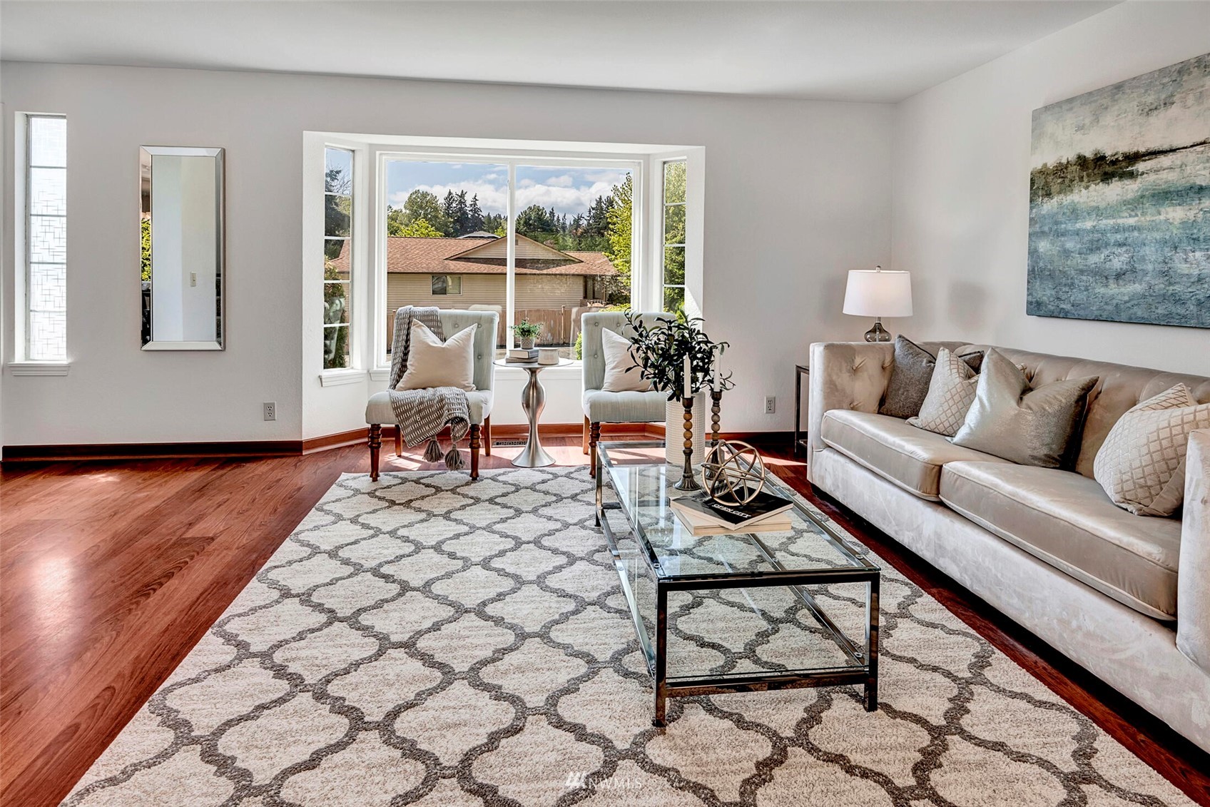 23413 12th Place West Bothell, WA 98021 - Photo 4 of 39 a living room with furniture and a large window