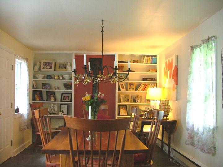 21 Interlaken Road Stockbridge, MA 01266 - Photo 6 of 16 a view of a dining room with furniture and chandelier
