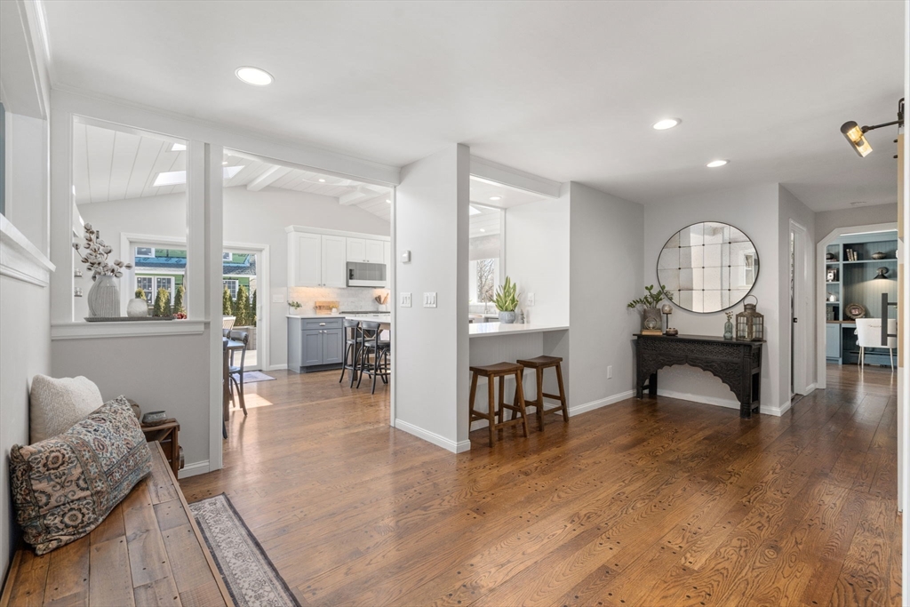 4 Stevens Road Wellesley, MA 02482 - Photo 3 of 39 a living room with furniture and a wooden floor