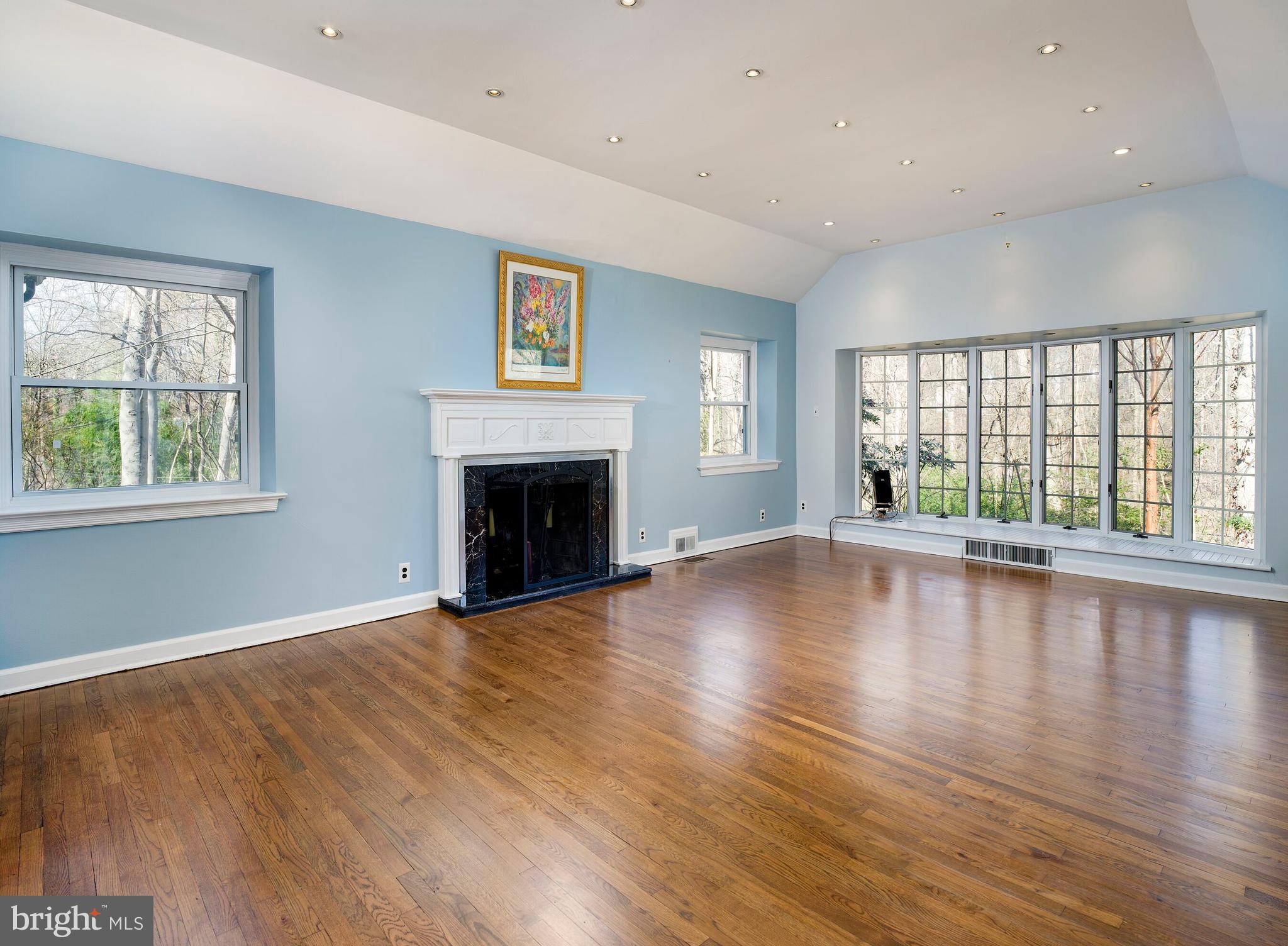 630 Lafayette Road Merion Station, PA 19066 - Photo 7 of 27 Living Room with fireplace