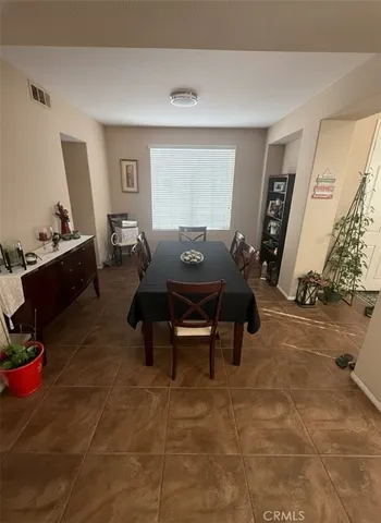 a workspace with furniture and window