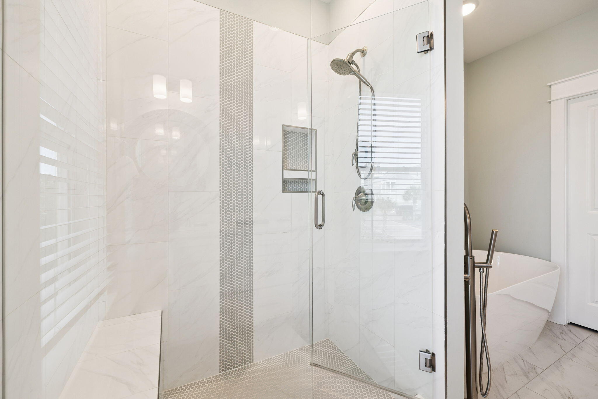 345 Dolphin Drive Santa Rosa Beach, FL 32459 - Photo 36 of 73 a bathroom with a shower and a sink