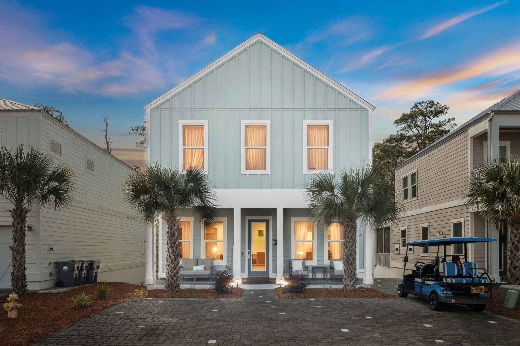 345 Dolphin Drive Santa Rosa Beach, FL 32459 - Photo 55 of 73 a front view of a house with a yard