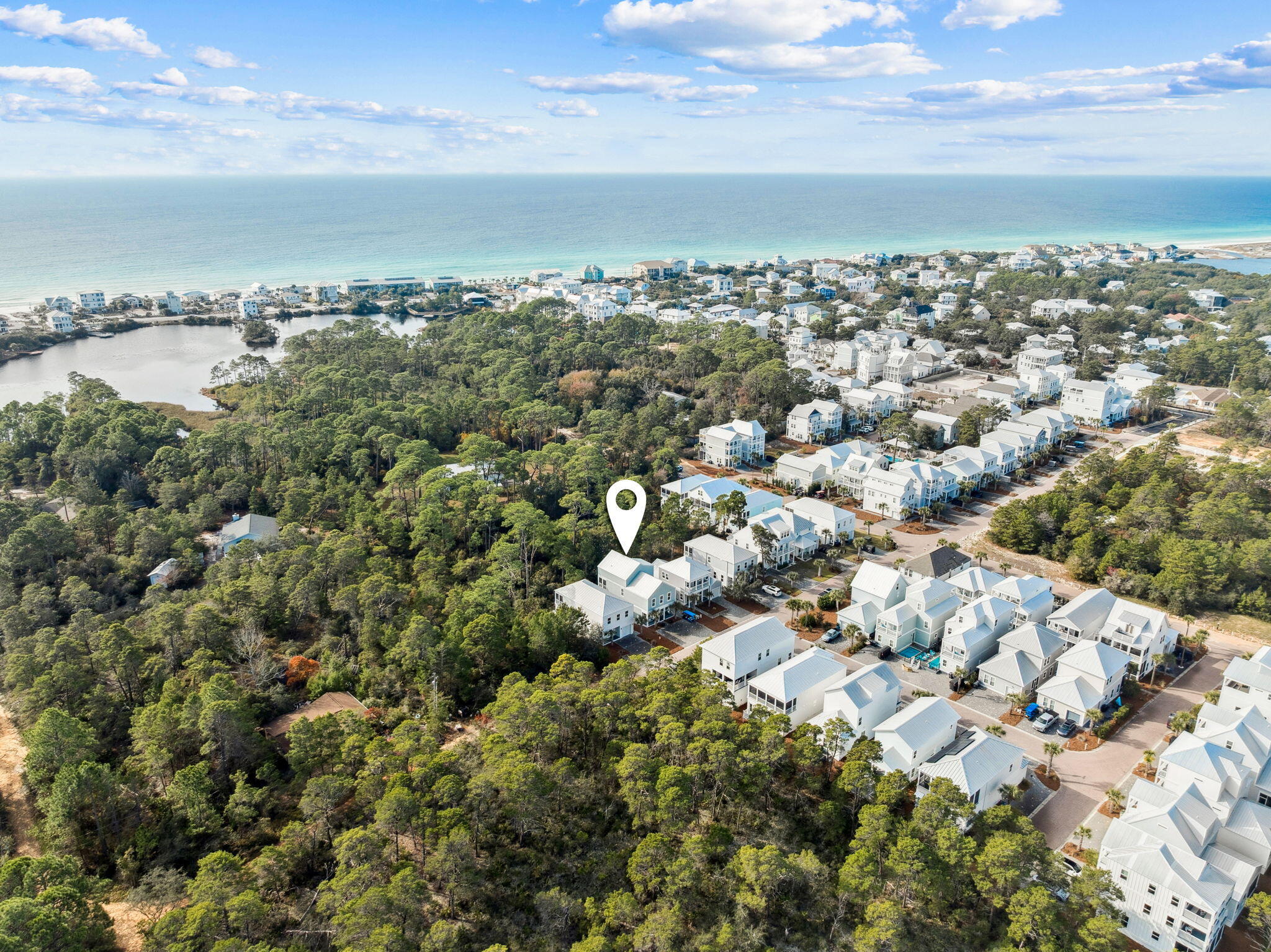 345 Dolphin Drive Santa Rosa Beach, FL 32459 - Photo 70 of 73 an aerial view of a city
