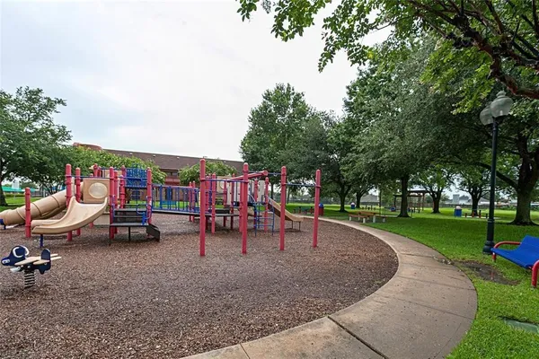 an outdoor space with patio lots of furniture and mountain view