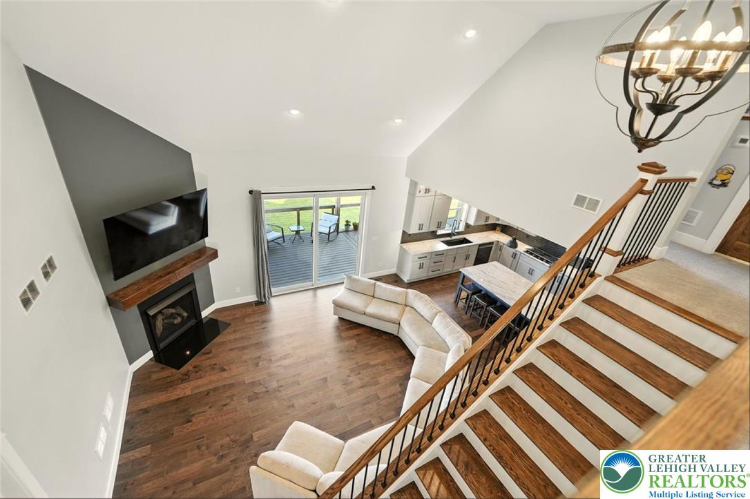 4733 Egypt Road Coplay, PA 18037 - Photo 15 of 40 a living room with furniture and a flat screen tv