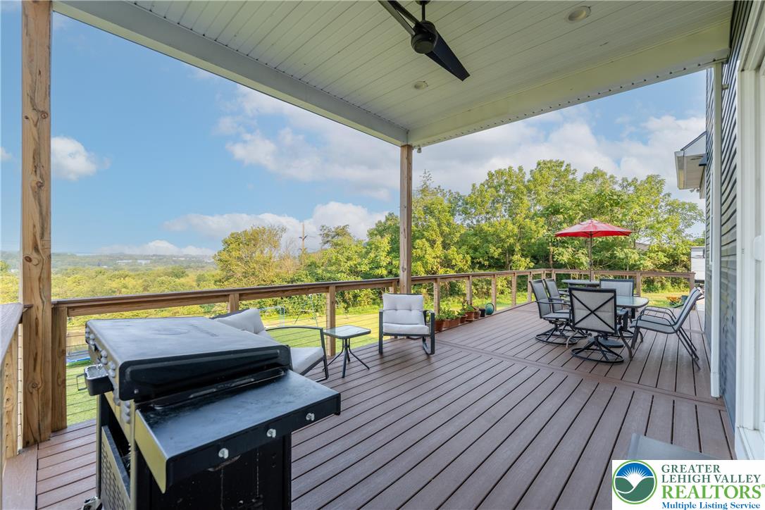 4733 Egypt Road Coplay, PA 18037 - Photo 39 of 40 a view of a balcony with chairs and a table