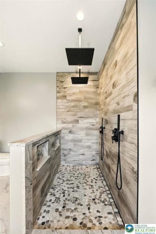 4733 Egypt Road Coplay, PA 18037 - Photo 9 of 40 a bathroom with a bathtub and a shower