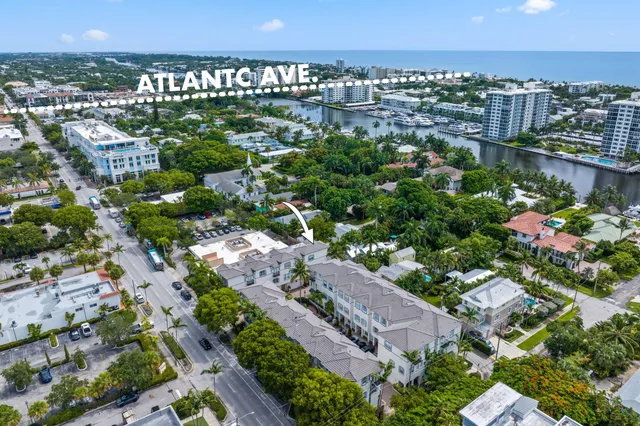 a view of a city and a lake