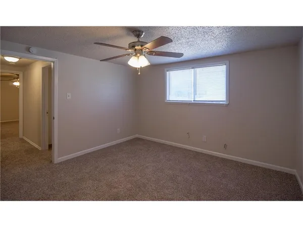a black and white photo of a room