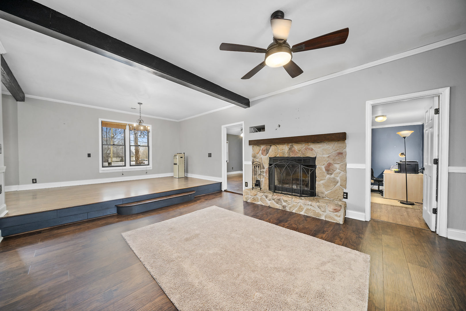 86 Bristol Ridge Road Bristol, IL 60512 - Photo 14 of 41 a view of an empty room and fire place