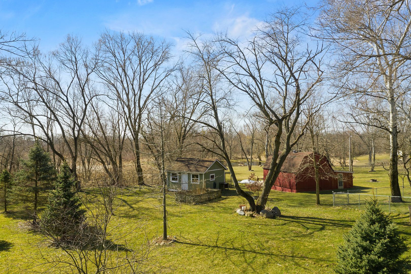 86 Bristol Ridge Road Bristol, IL 60512 - Photo 36 of 41 a view of a yard with trees