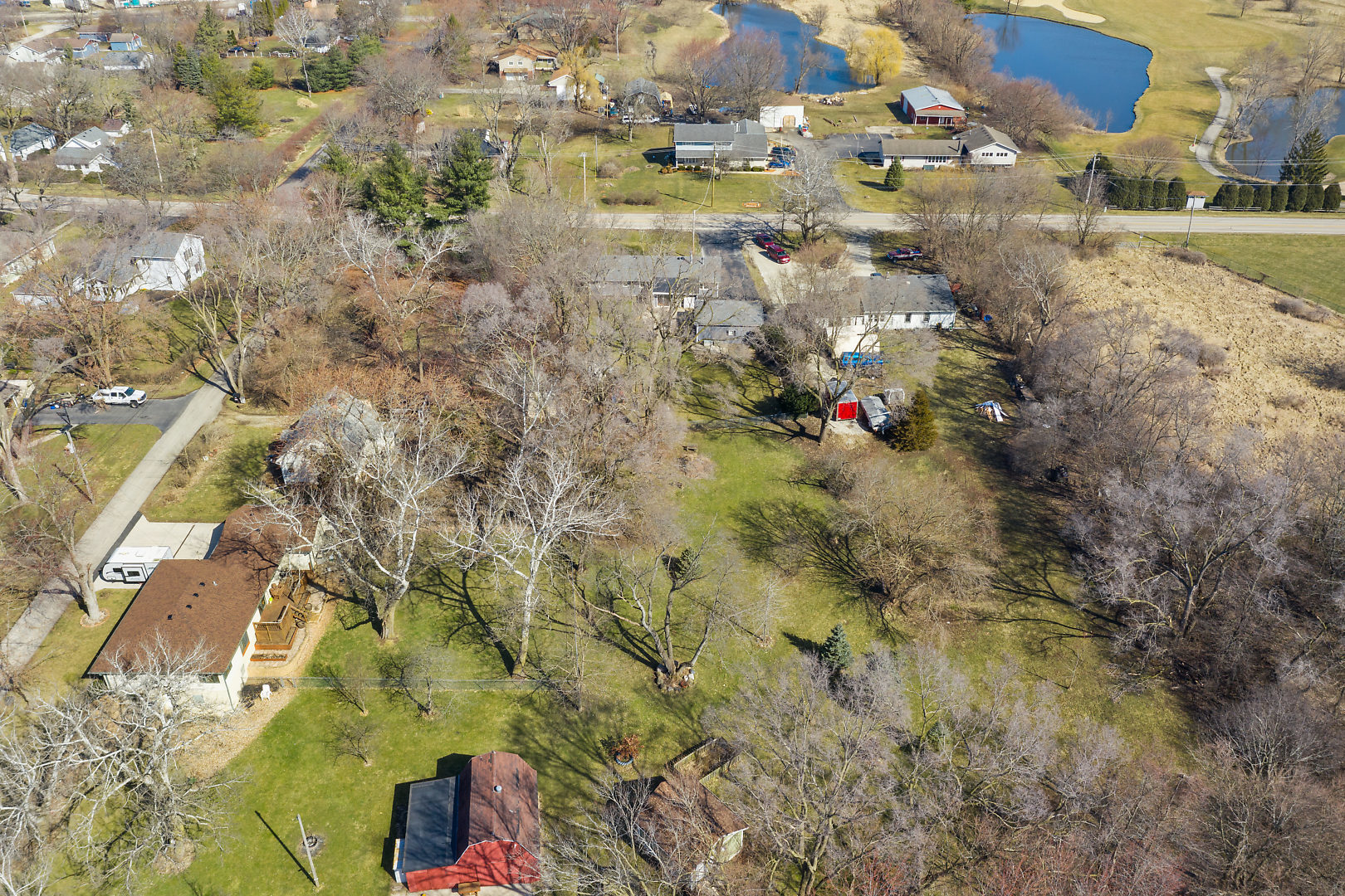 86 Bristol Ridge Road Bristol, IL 60512 - Photo 41 of 41 a view of aerial view of residential houses with outdoor space