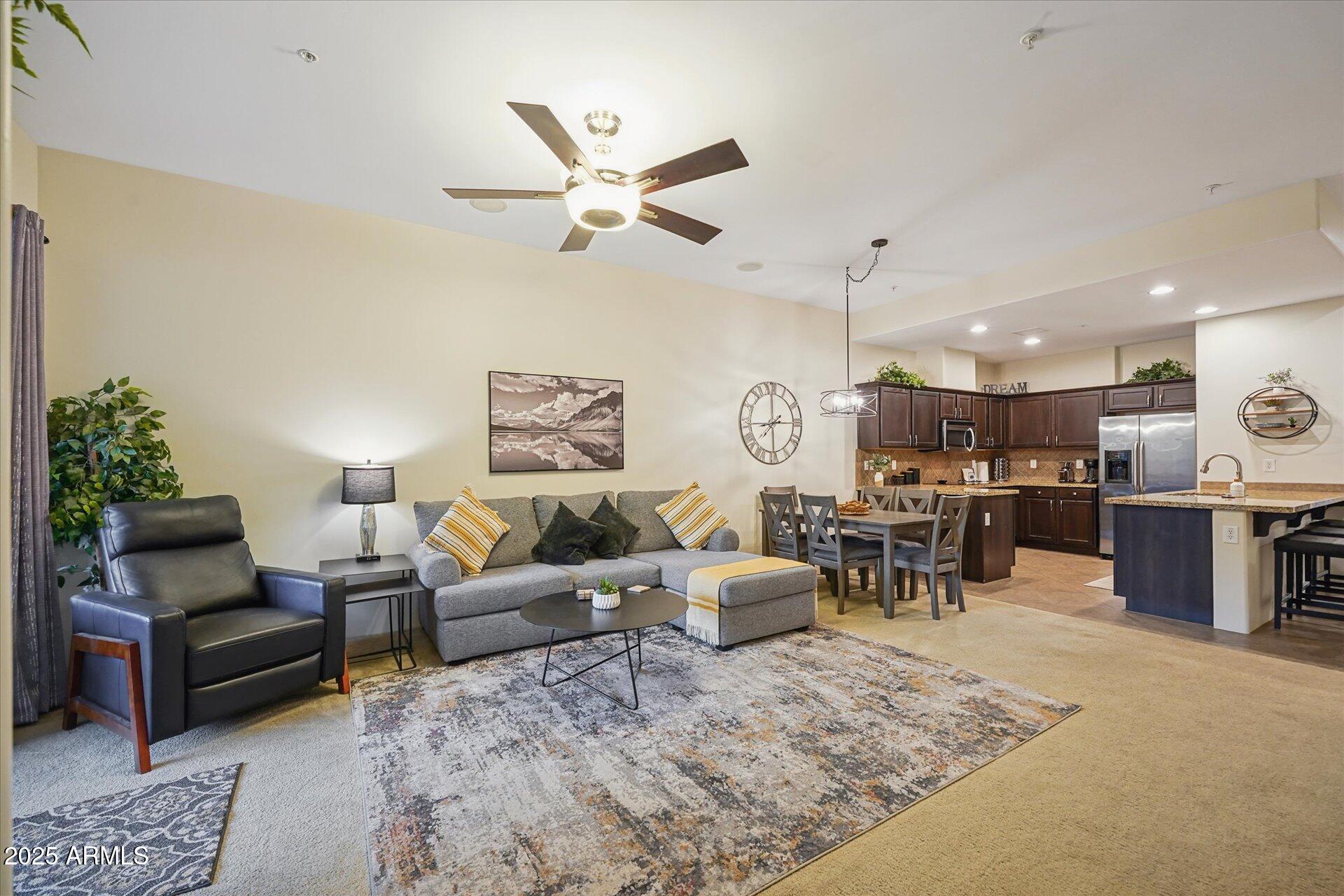 36600 North Cave Creek Road, Unit D6 Cave Creek, AZ 85331 - Photo 13 of 25 a living room with furniture and a large window
