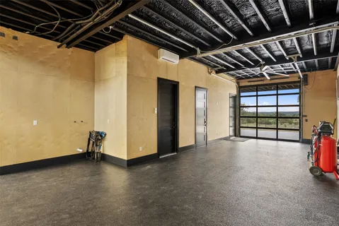 a view of an outdoor space with seating area