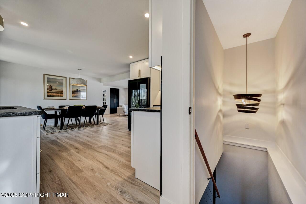 205 Winona Road Mount Pocono, PA 18344 - Photo 32 of 47 a view of dining room with furniture and wooden floor