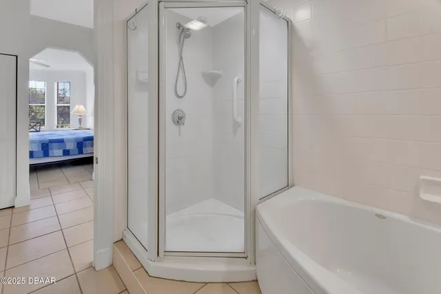 a spacious bathroom with a double vanity sink mirror and