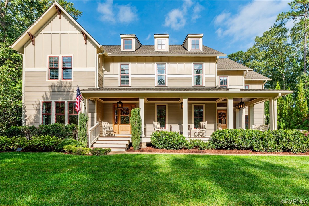 206 Running Cedar Lane Henrico, VA 23229 - Photo 2 of 33 a front view of a house with a yard