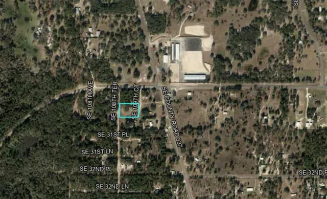 a view of a house with a yard and large trees