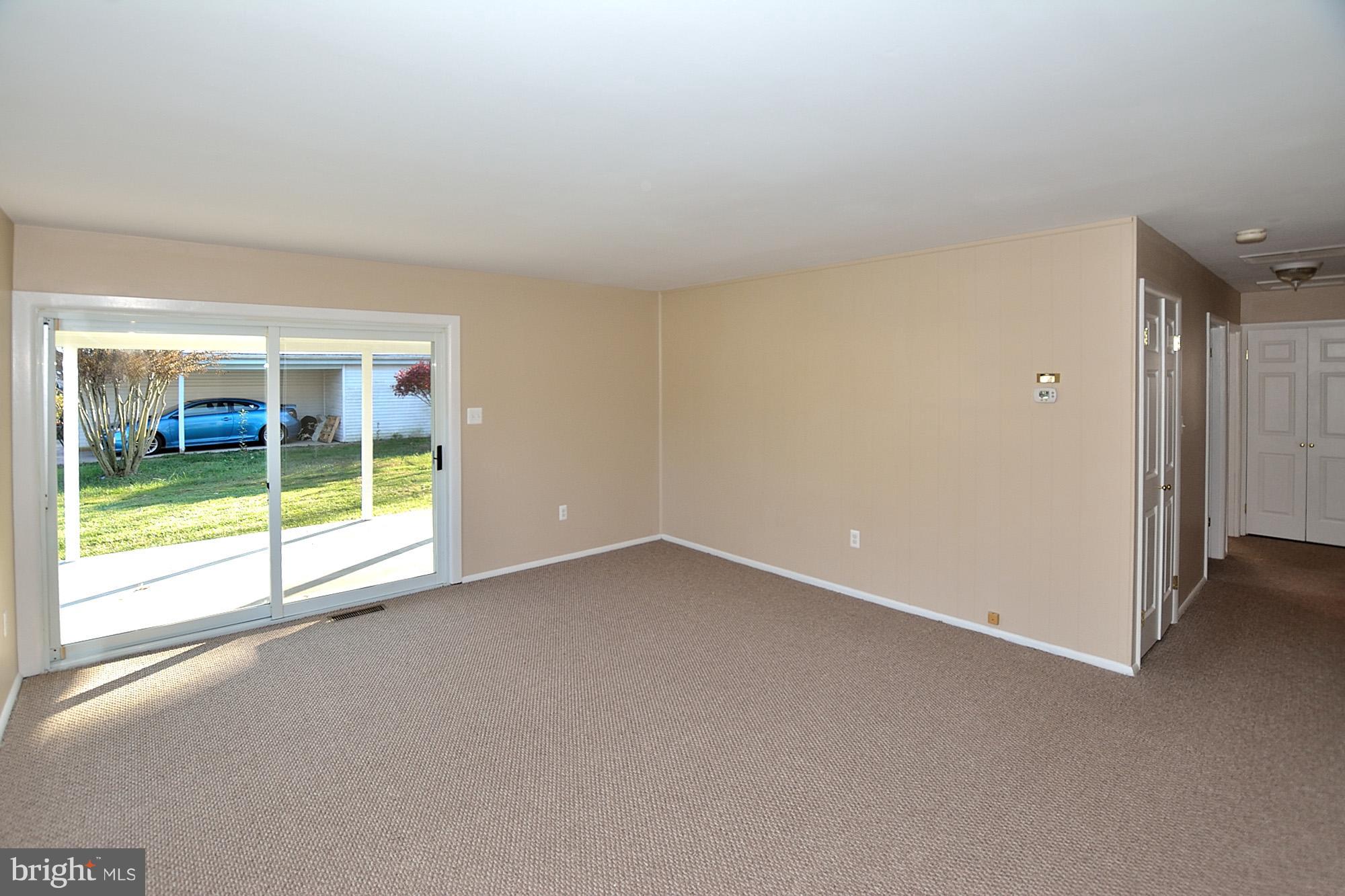 Walk out to side covered porch!