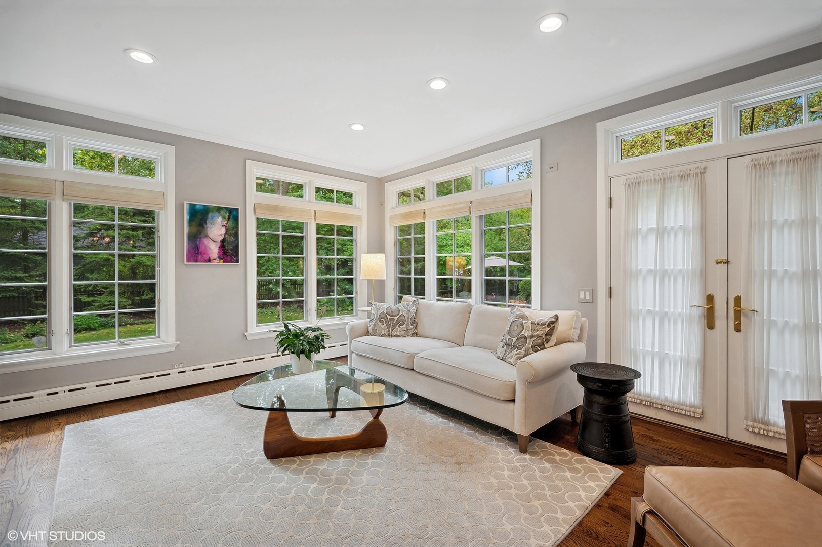 888 Tower Road Winnetka, IL 60093 - Photo 13 of 80 a living room with furniture and a large window