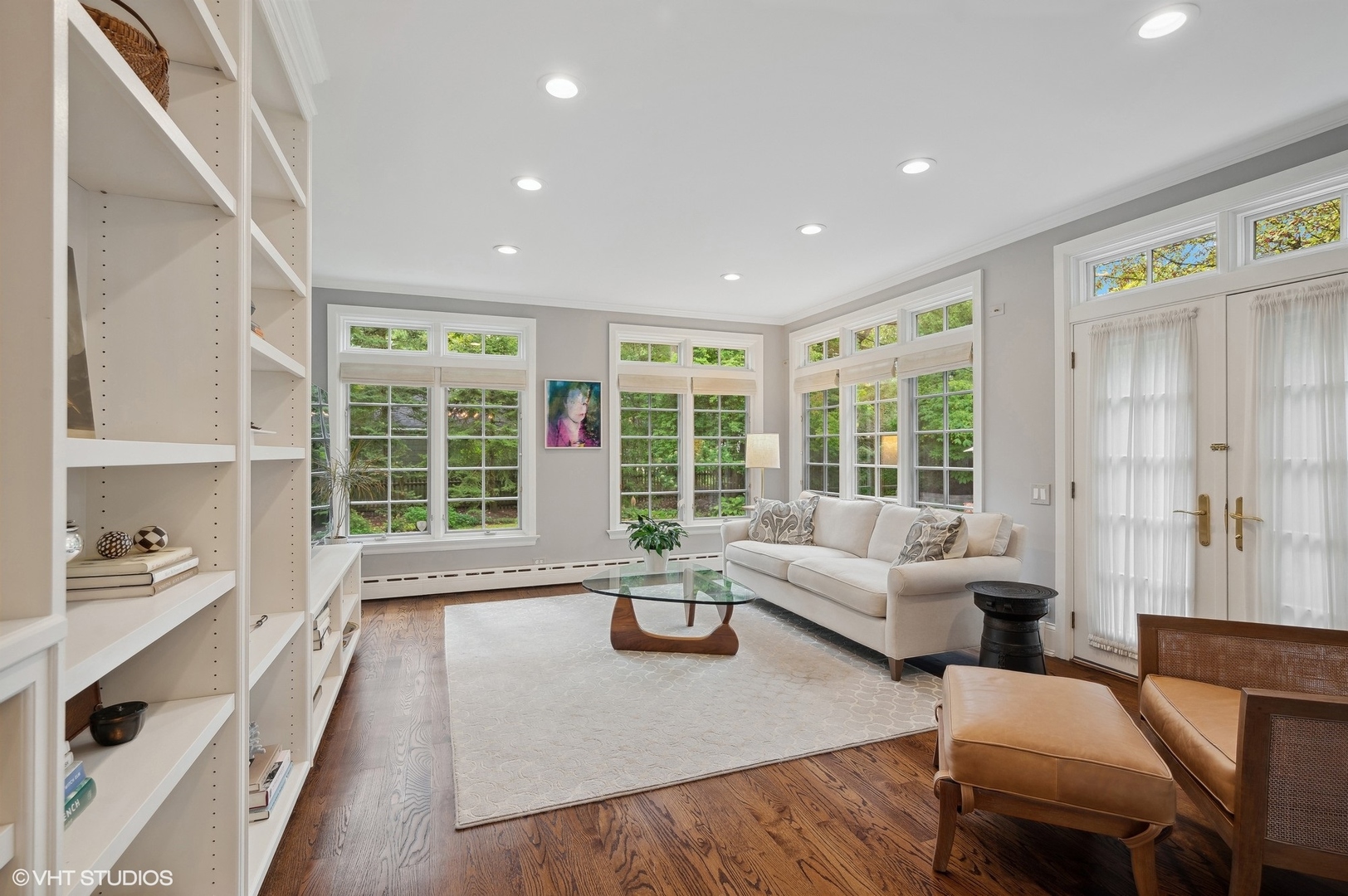 888 Tower Road Winnetka, IL 60093 - Photo 15 of 80 a living room with furniture and a large window