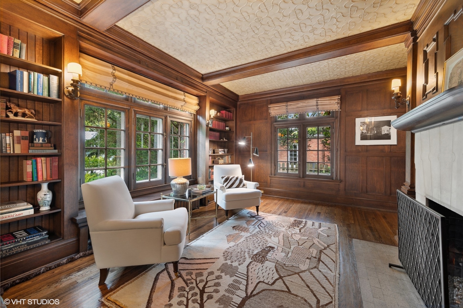 888 Tower Road Winnetka, IL 60093 - Photo 21 of 80 a living room with furniture and a flat screen tv