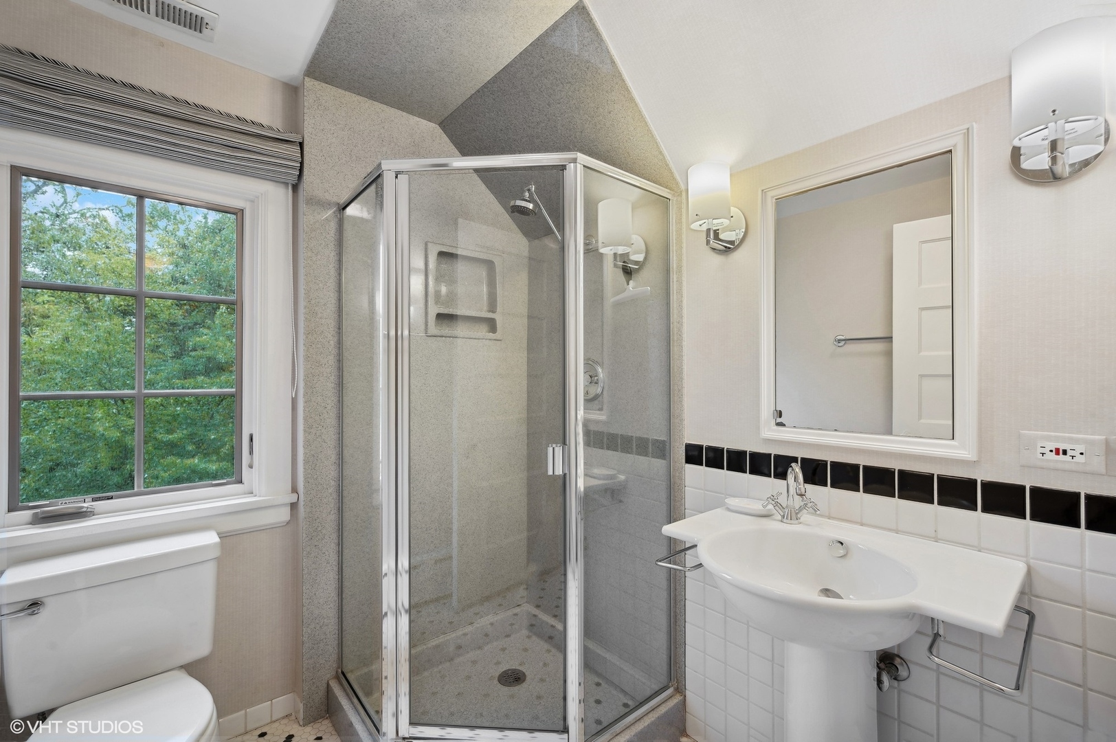 888 Tower Road Winnetka, IL 60093 - Photo 59 of 80 a bathroom with a sink and a mirror