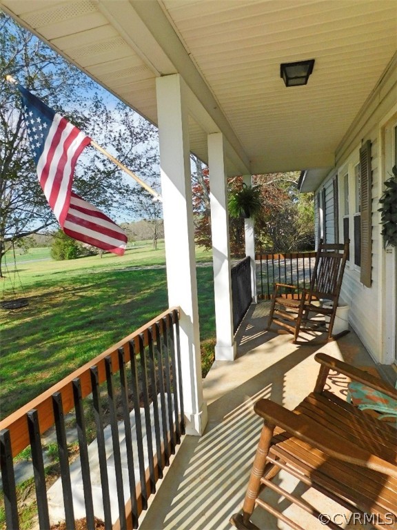 1926 Little Cub Road Pamplin, VA 23958 - Photo 26 of 32 a view of swimming pool with seating space