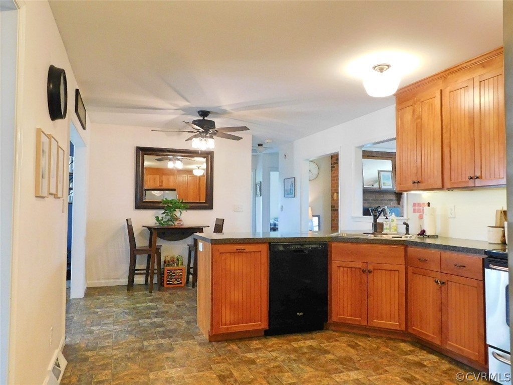 1926 Little Cub Road Pamplin, VA 23958 - Photo 4 of 32 a kitchen with a sink and cabinets