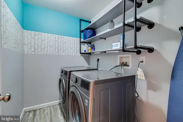 a room with gym equipment and a window