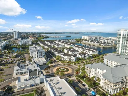 a view of a balcony with an ocean