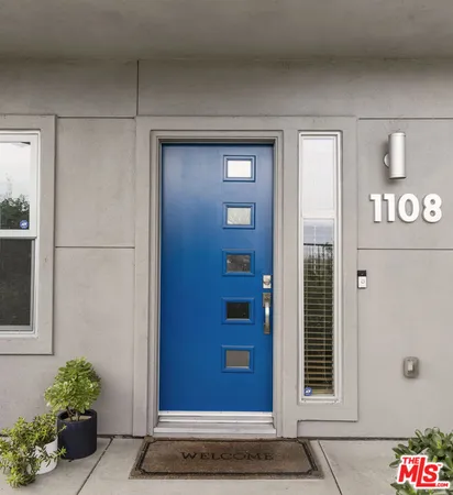 a view of front door of house