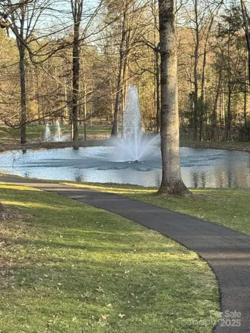a view of a lake with a ocean view