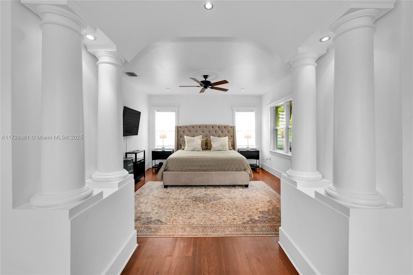 178 Northeast 45th Street Miami, FL 33137 - Photo 15 of 47 a living room with furniture and a fireplace