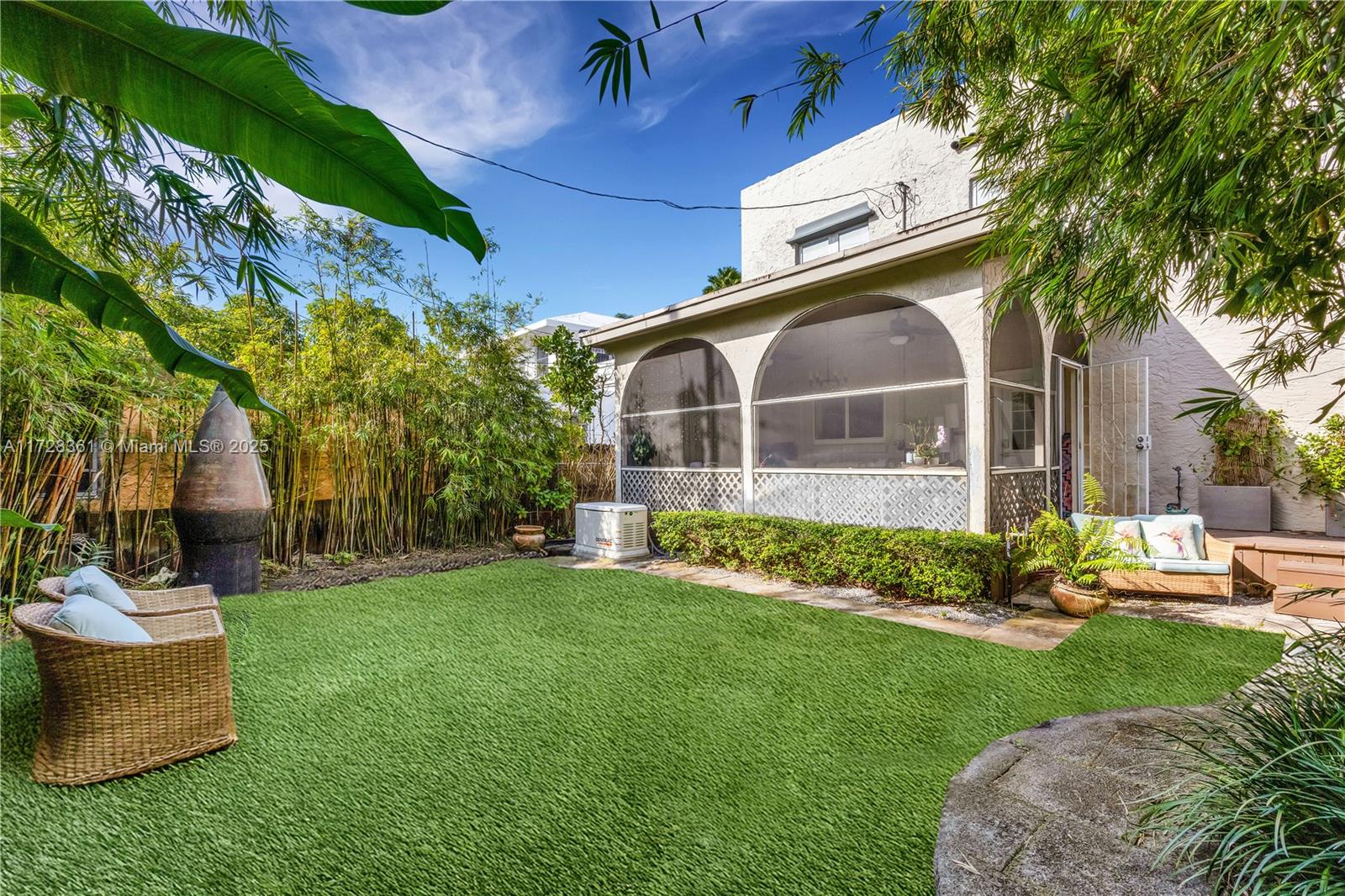 178 Northeast 45th Street Miami, FL 33137 - Photo 35 of 47 a view of a garden with a sitting area