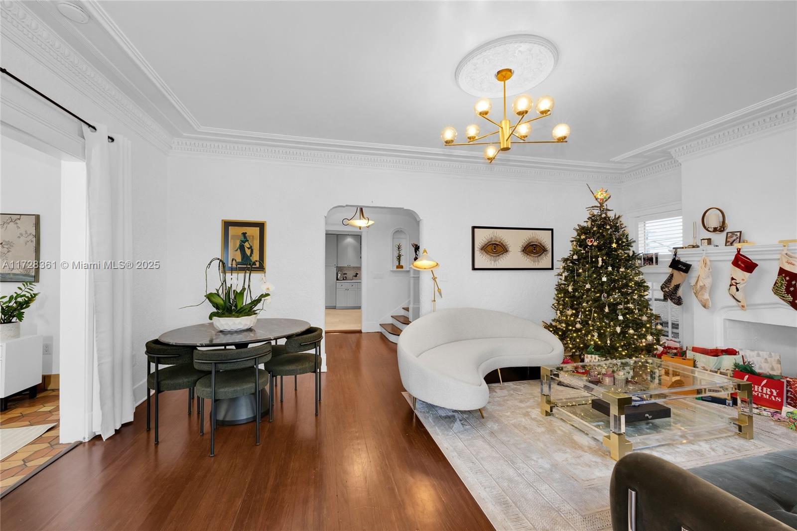 178 Northeast 45th Street Miami, FL 33137 - Photo 7 of 47 a living room with furniture and wooden floor
