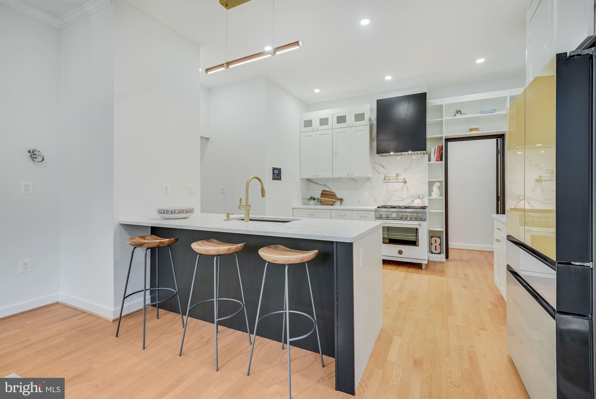 17 Ritchie Avenue Silver Spring, MD 20910 - Photo 9 of 38 Ultra mod kitchen. iPad built in the wall.