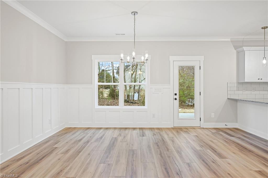 4308 Old Lexington Road Winston-Salem, NC 27107 - Photo 11 of 34 Dining area with custom trim work
