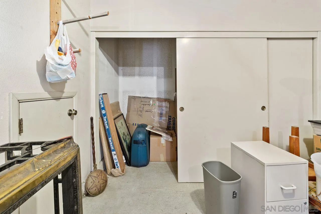 839 Mistletoe Lane Carlsbad, CA 92011 - Photo 31 of 50 a view of a storage & utility room with a sink