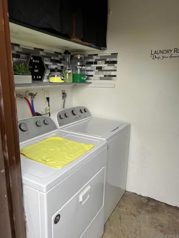 a room with storage and utility