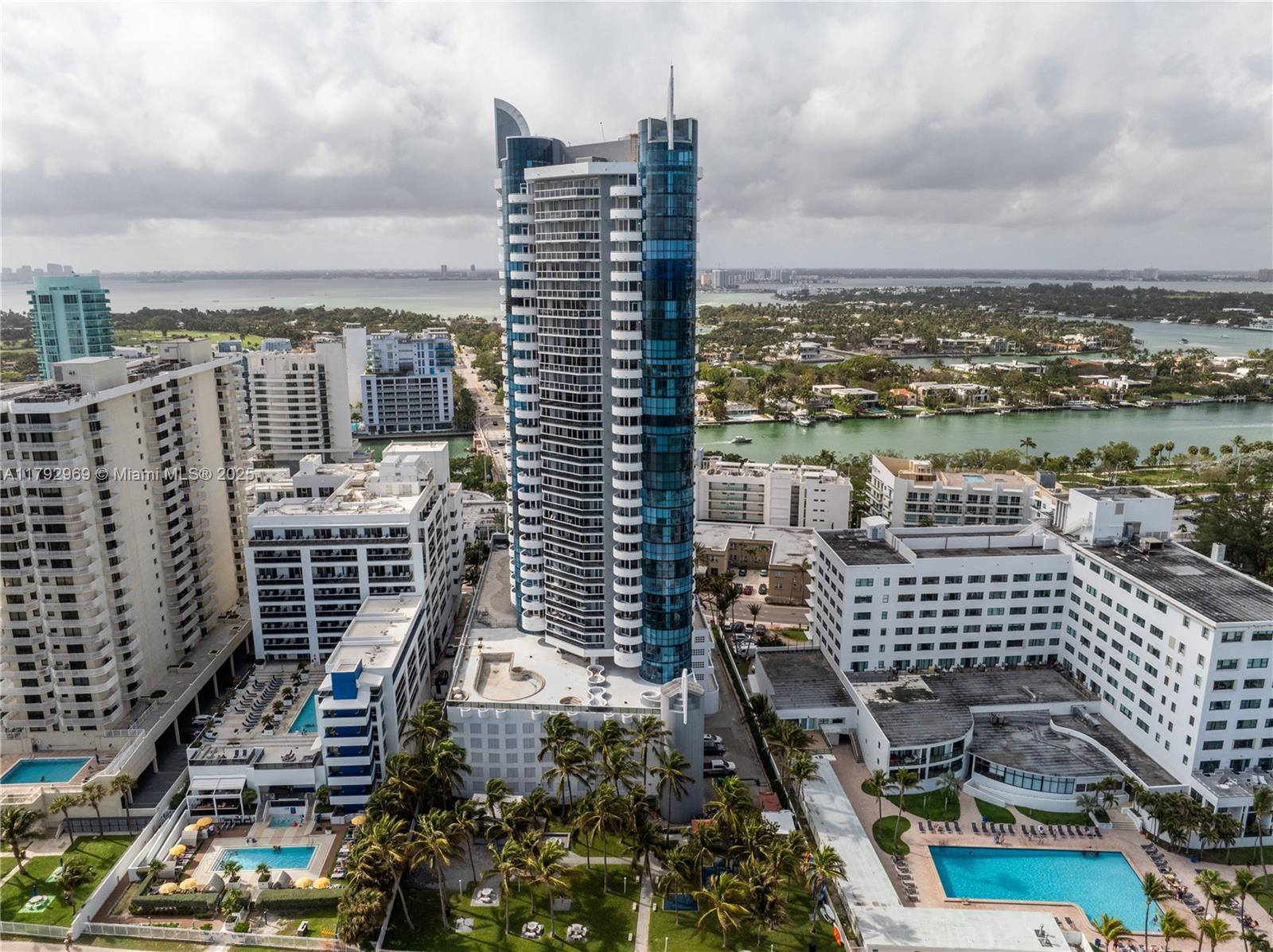 6301 Collins Avenue, Unit 1708 Miami Beach, FL 33141 - Photo 10 of 43 a view of a city with tall buildings