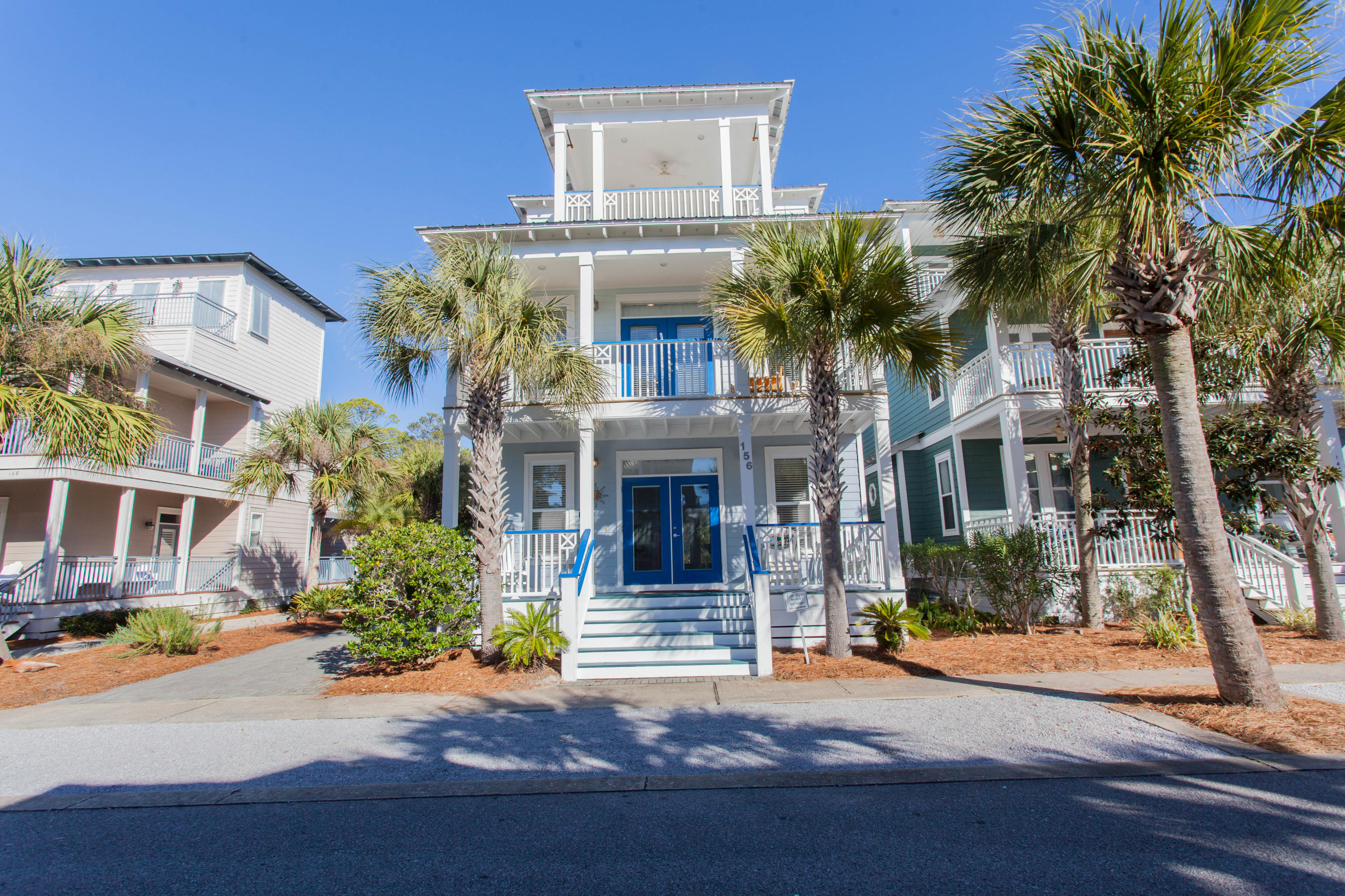156 Beach Bike Way Inlet Beach, FL 32461 - Photo 11 of 50 front view of a house with a garden