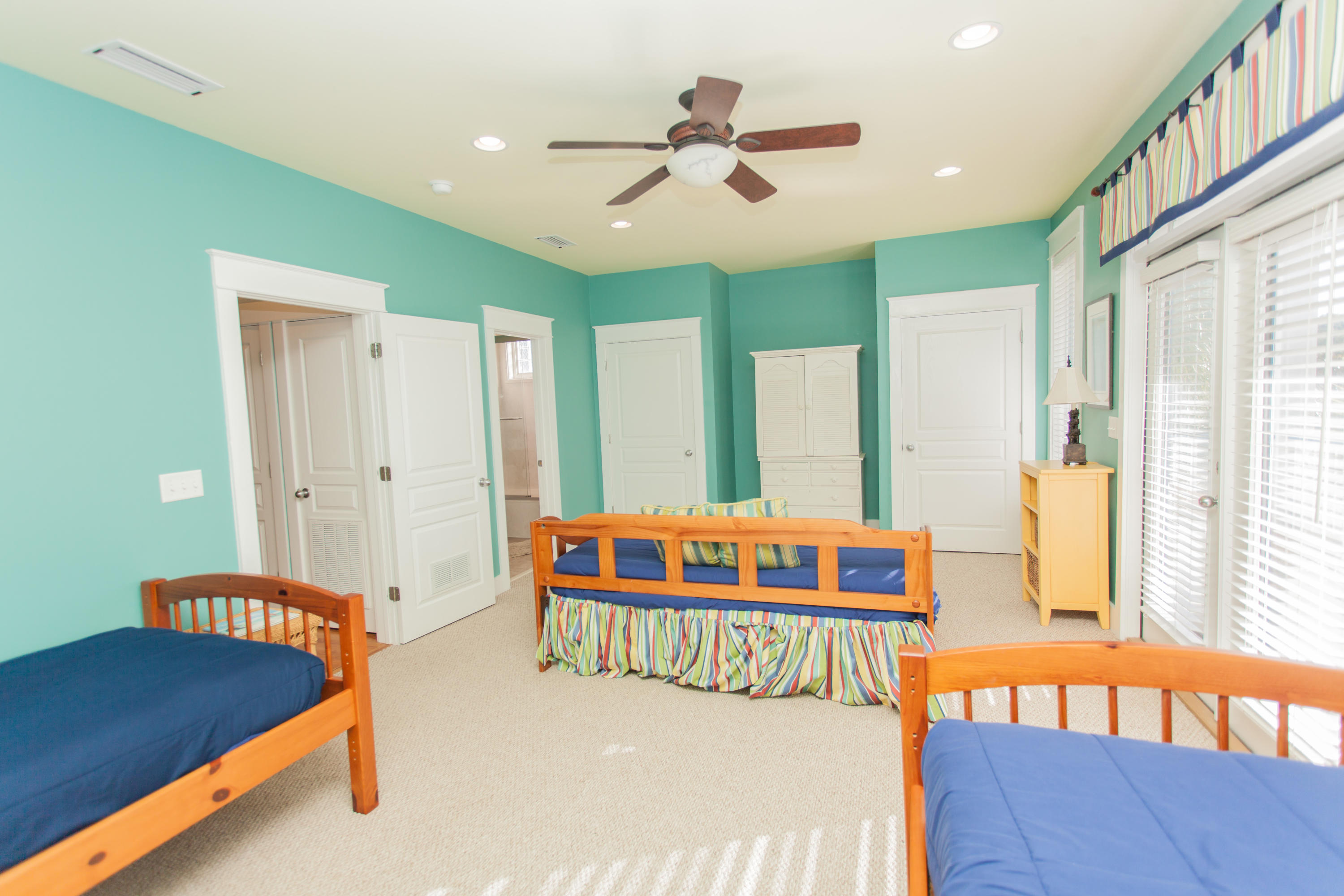 156 Beach Bike Way Inlet Beach, FL 32461 - Photo 40 of 50 a bedroom with a bed and a large window