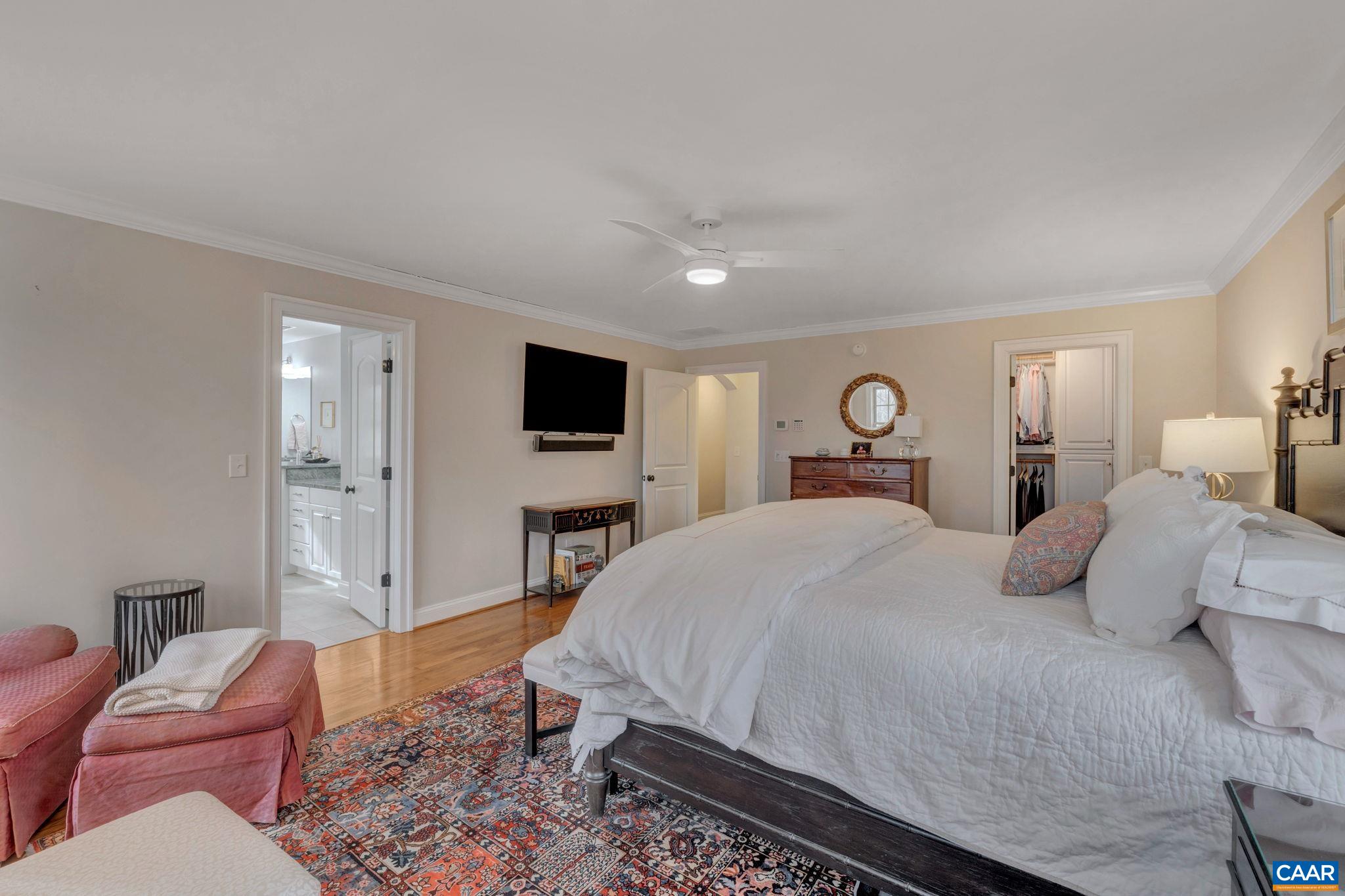 2940 Daventry Lane Charlottesville, VA 22911 - Photo 30 of 67 a bedroom with a bed and a television
