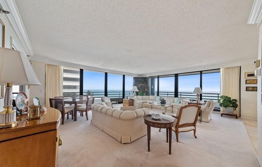 1500 South Ocean Boulevard, Unit S601 Boca Raton, FL 33432 - Photo 3 of 45 02_1500SOceanBlvd_S601_165_LivingRoom_Lo