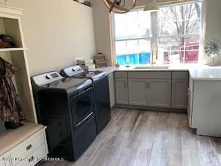 320 Village Road Dallas, PA 18612 - Photo 14 of 29 a kitchen with a sink stove and cabinets